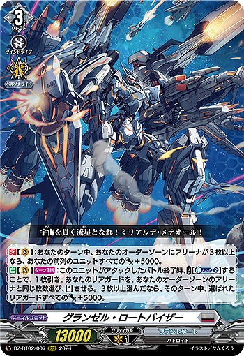 グランゼル・ロートバイザー 【DZ/BT02/007RRR】