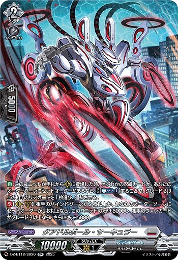 クアドルポール・サーキュラー(SR) 【DZ-BT12/SR20】