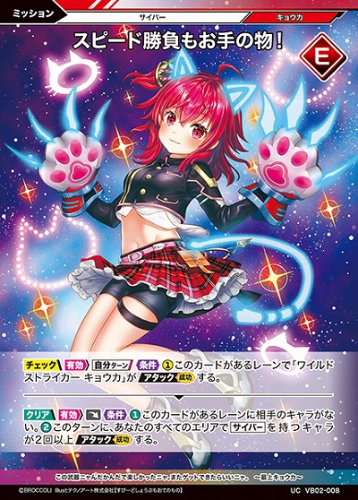 スピード勝負もお手の物! 【VB02/008UC】