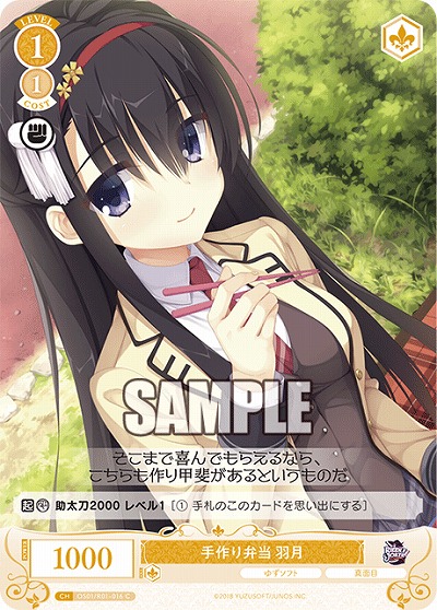 手作り弁当 羽月 【OS01/R01-016C】