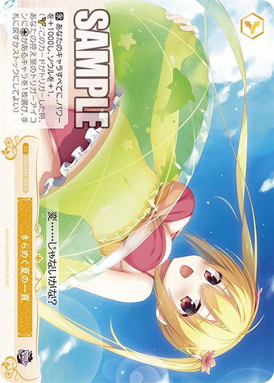 きらめく夏の一頁 【OS01/R01-023C】