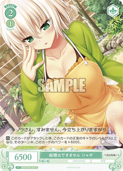 結婚はできません シャチ 【OS03/R03-047C】