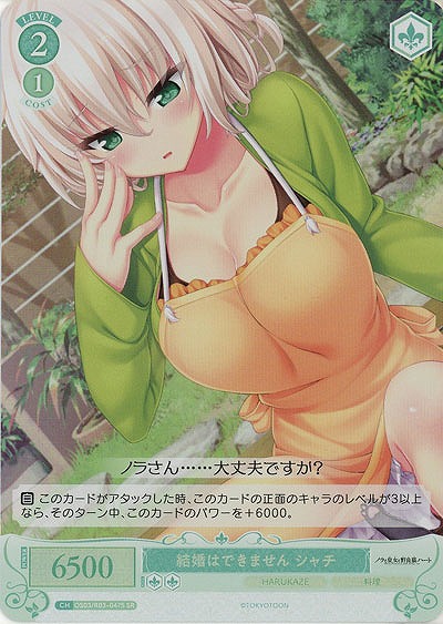 結婚はできません シャチ(SR) 【OS03/R03-047SR】