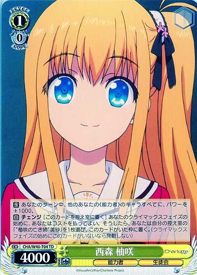 西森柚咲 【CHA-W40-T04】