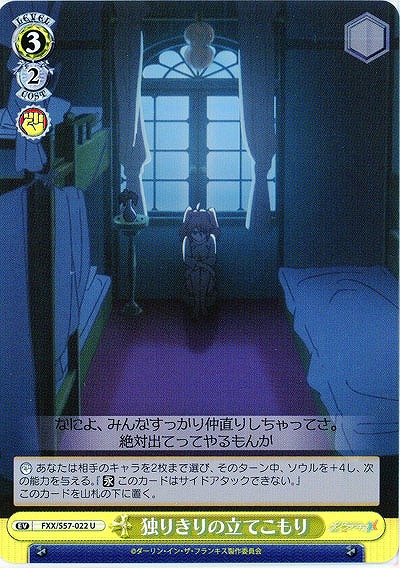 独りきりの立てこもり 【FXX-S57-022U】