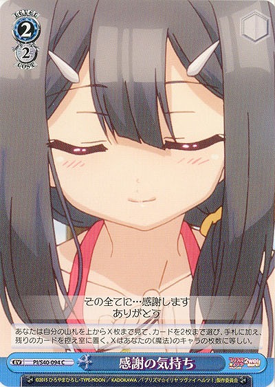 感謝の気持ち 【PI-S40-094C】