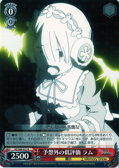 予想外の低評価 ラム 【RZ-S68-021R】