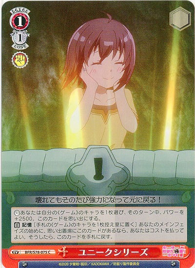 ユニークシリーズ 【BFR-S78-075C】