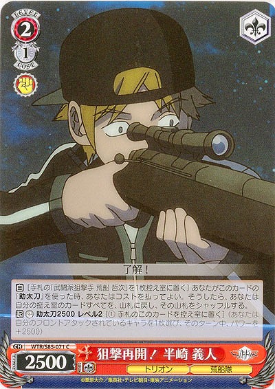 狙撃再開! 半崎 義人 【WTR-S85-071C】