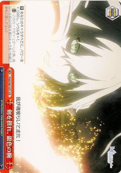 剣を摂れ、銀色の腕 【FGO-S87-077CR】