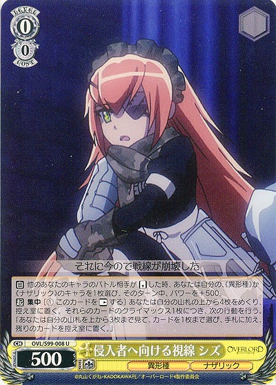 侵入者へ向ける視線 シズ 【OVL/S99/008U】