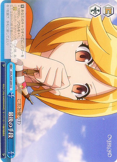 最後の手段 【OVL/S99/099CC】