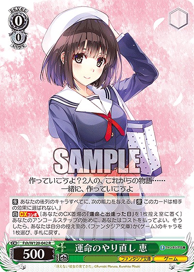 運命のやり直し 恵 【Fsh/W120-042R】