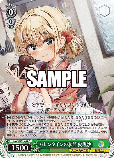 バレンタインの季節 愛理沙 【Soa/W123-047C】