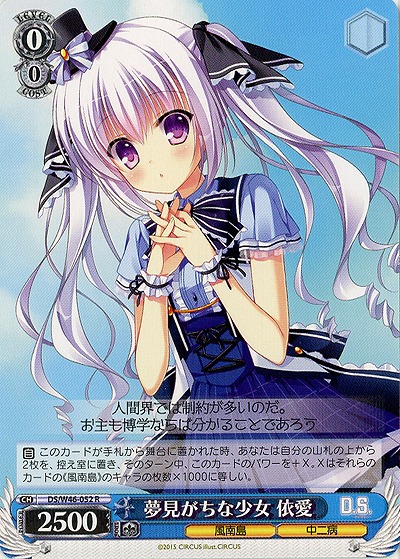夢見がちな少女 依愛 【DS-W46-052R】