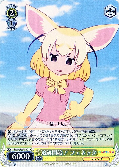 追跡開始! フェネック 【KMN-W51-028C】