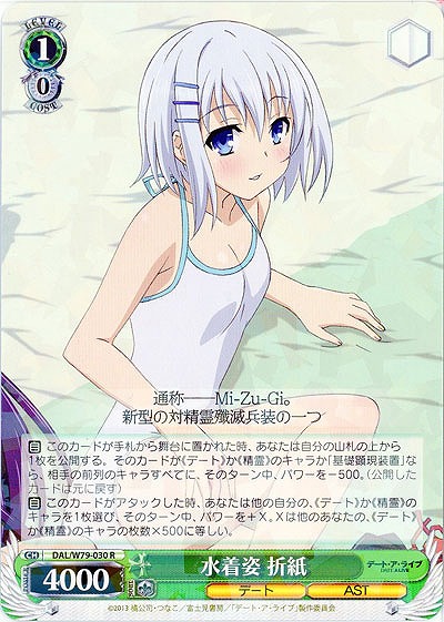 水着姿 折紙 【DAL-W79-030R】