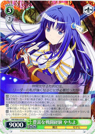 豊富な戦闘経験 やちよ 【MR-W80-035R】