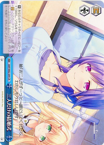 三人だけの結婚式 【SMP-W82-099CR】