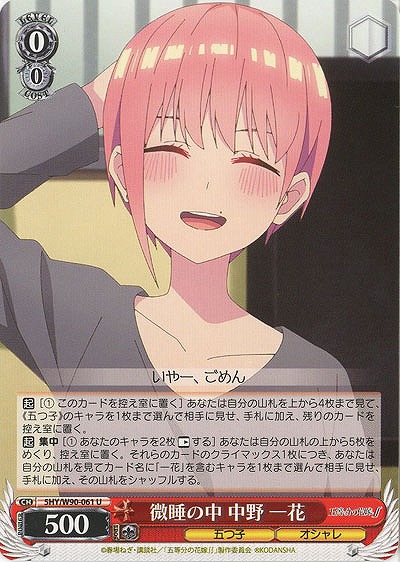 微睡の中 中野一花 【SHY-W90-061U】