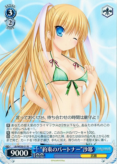 “約束のパートナー”沙耶 【LB-WE30-31R】