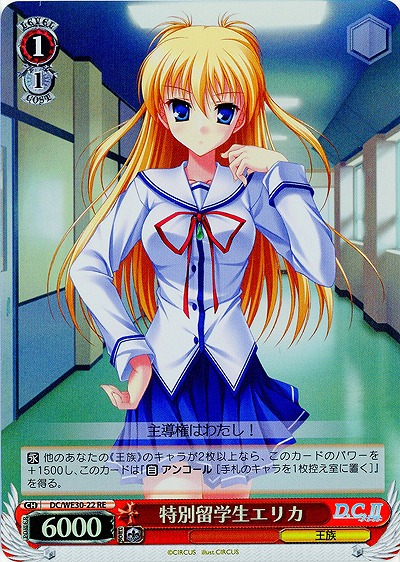 特別留学生エリカ(ホロ) 【DC-WE30-22REH】