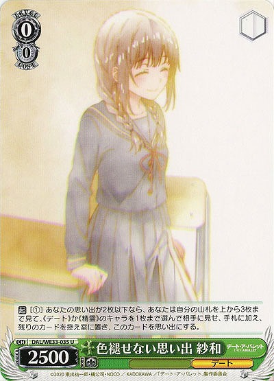 色褪せない思い出 紗和 【DAL-WE33-035U】