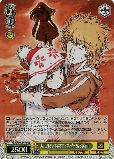 大切な存在 滝壺&浜面(ホイル) 【Gid/WS02/032SSR】