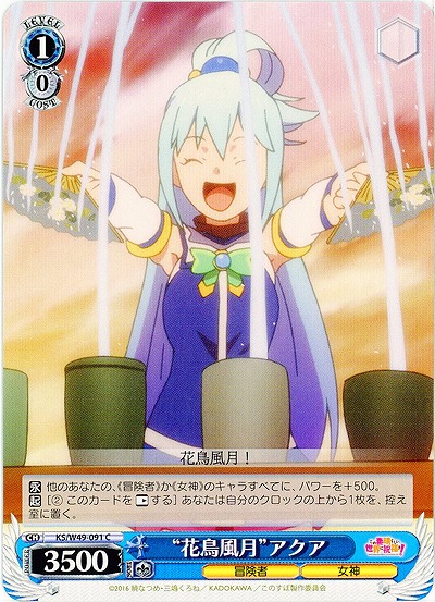 “花鳥風月”アクア 【WSKS-W49-091C】