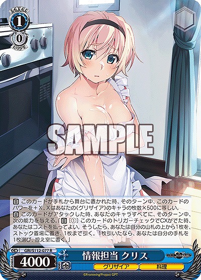 情報担当 クリス 【GRI/S112/077R】