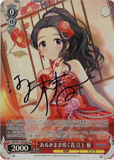 あるがまま咲く花 江上 椿(ホイル) 【IMC/W115/055Cu】