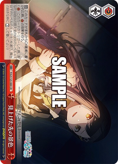 見上げた先の景色 【PJS/S125-084CR】