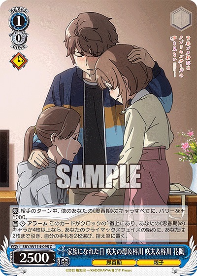 家族になれた日 咲太の母&梓川 咲太&梓川 花楓 【SBY/W114/095C】