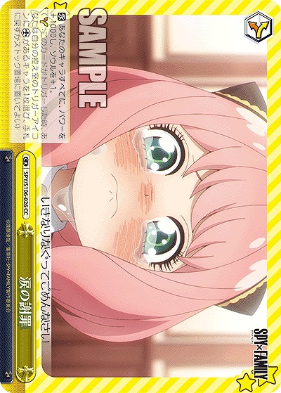 涙の謝罪 【SPY/S106/026CC】