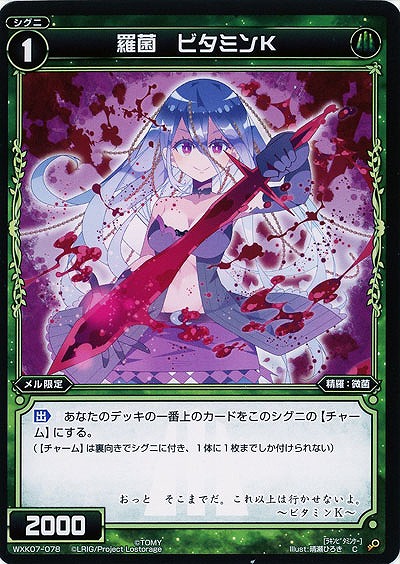 羅菌 ビタミンK  【WXK07-078C】