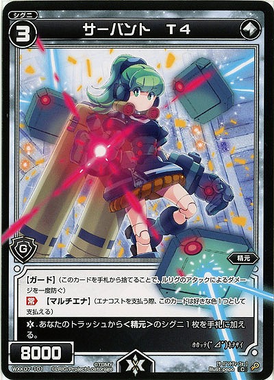 サーバント T4  【WXK07-101C】