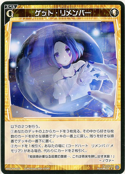 ゲット・リメンバ― 【WXDi-P06-050R】
