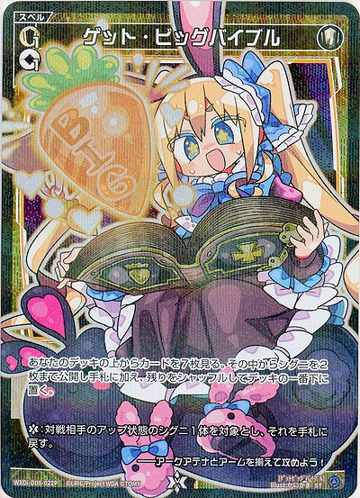 ゲット・ビッグバイブル(パラレル) 【WXDi-D08-022P】