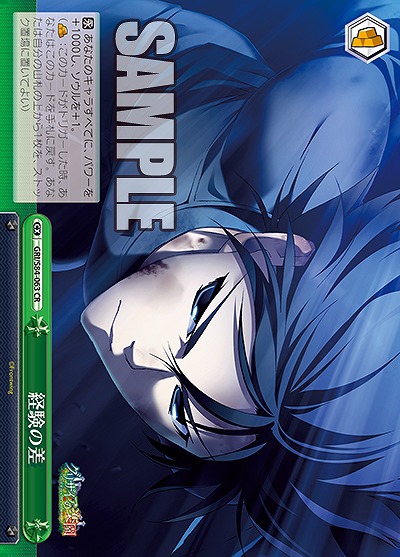 経験の差 【GRI-S84-063CR】