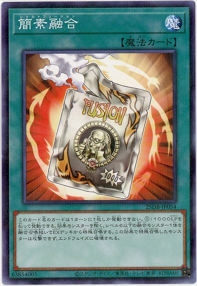 簡素融合 【25DB-JP054P】