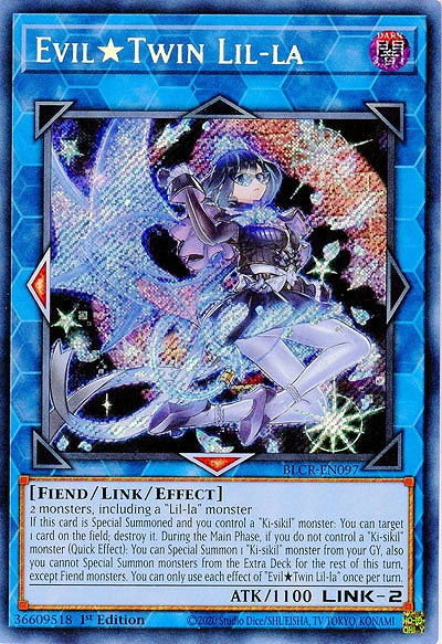 BLCR)SE◇Evil★Twin Lil-la(Evil★Twinリィラ) シークレットレア BLCR/EN097 【BLCR/EN097】