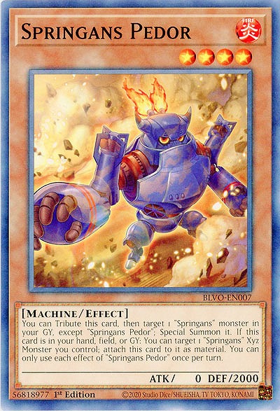 Springans Pedor (1st)(スプリガンズ・ピード)【BLVO-EN007】