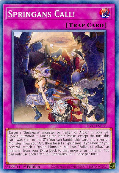 Springans Call!(1st)(スプリガンズ・コール!)【BLVO-EN068】