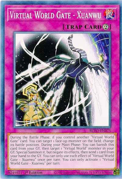 Virtual World Gate - Xuanwu(1st)(電脳界門-玄武) 【BLVO-EN075】