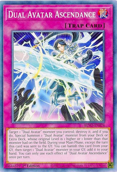 Dual Avatar Ascendance (1st)(双天の転身)【BLVO-EN076】