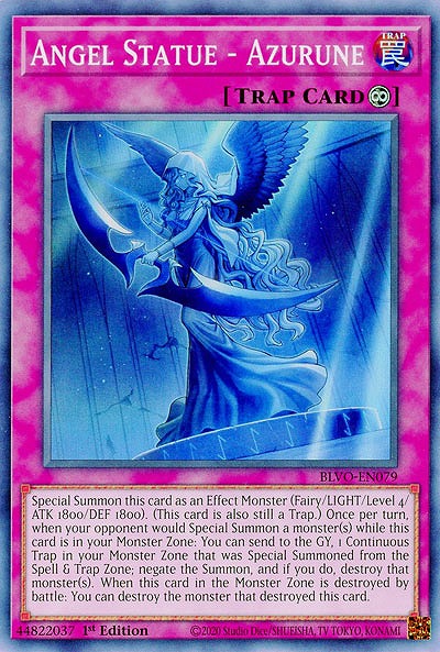 Angel Statue - Azurune (1st)(碑像の天使-アズルーン)【BLVO-EN079SR】