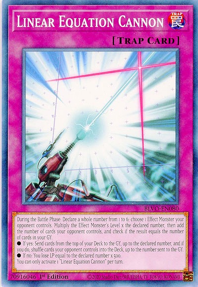 Linear Equation Cannon (1st)(壱時砲固定式)【BLVO-EN080】