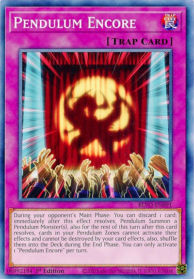 Pendulum Encore(1st)日本未発売 【BLVO-EN091】
