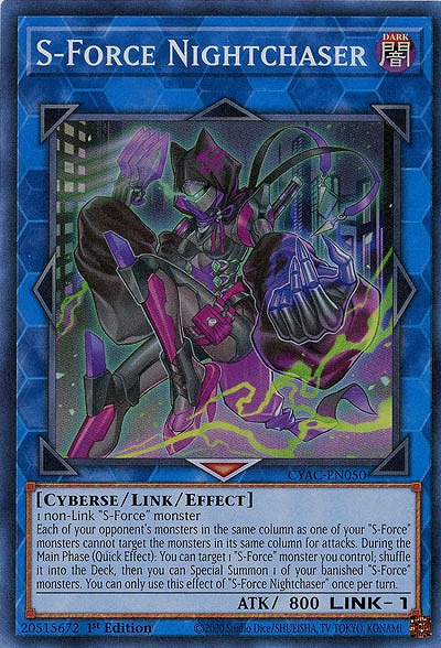 CYAC)SR)S-Force Nightchaser(S-Forceナイトチェイサー) 【CYAC/EN050SR】