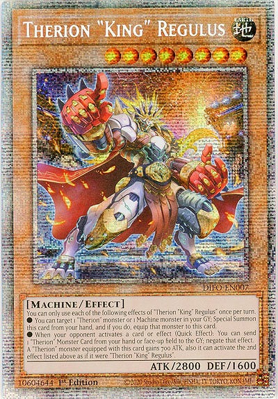 Therion "King" Regulus(STR)(1st)(セリオンズ“キング”レギュラス) 【DIFO-EN007STR】